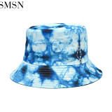 MISS New Arrival Spring Tie Dye Bucket Hat Fashion Gradient Color Outdoor Sun Protection Hat