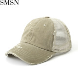 MISS New Trendy  Designer Hats Solid Casual Fashion Hollow Out Baseball Hat