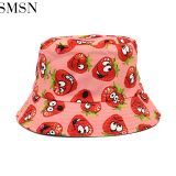 MISS Lowest Price Fruit Print Bucket Hat Ladies Outdoor Sun Visor Hats Women