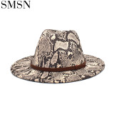 MISS New Serpentine Fedora Hat British Outdoor Fashion Hat