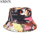 MISS Contrast Color Unisex Paisley Printed Bucket Hat