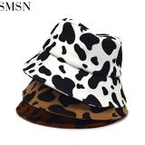 MISS Fashionable New Autumn And Winter Woolen Cow Bucket Hat Outdoor Leisure Hats Women