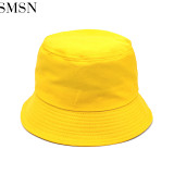 MISS Hot Selling Solid Color Outdoor Leisure Bucket Hat Hats Women