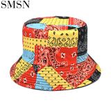 MISS New Cashew printing Bucket Hat 2021 Summer Fashion sunscreen Hat Sunbonnet