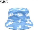 MISS Hot Sale New Print Bucket Hat Sunscreen Outdoor travel Hats Women