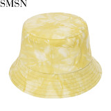 MISS Good Quality Bucket Hats Straw Hats Lovely Casual Tie-dye Pink Hats Women