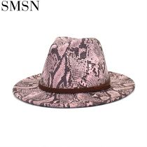 MISS New Serpentine Fedora Hat British Outdoor Fashion Hat