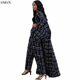 FASHIONWINNIE Hot Selling Women'S Coats Fashion Temperament Print Long Cardigan Coat