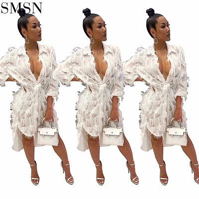 Hot Sale Womens Fall Clothing 2021 Fluffy Club Dress Cocktail Dresses Ladies Party Dress