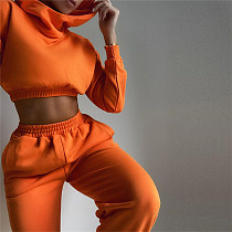 Long Sleeves Casual Sports Two Piece Set Women Clothing 2Pcs Set Soid Color Woman Womens Two Piece Pants Set