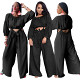 New Style Casual Solid Color Long Sleeve Crop Top Fall 2 Piece Set Women Clothing Suspender Pant Two Piece Set