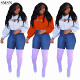 New Arrival 2021 Crop Top Hoodie Fashion Casual Sexy Solid Color Hooded Hollow Out Hoodie Top
