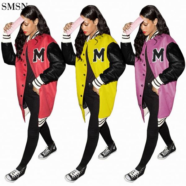 New Arrival 2021 Coats For Ladies Fall And Winter Fashion Casual Baseball Jacket