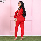 Best Design Color Matching Fall Women Jogger Set Zipper Woman Plus Size 2 Piece Sports Lounge Wear Sets Women