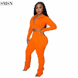 Fashionable Casual Sweatpants And Hoodie Set Two Piece Sport Jogging Sweat Sets Crop Top 2 Piece Women Jogger Set