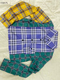 Best Sellers Plaid New Casual Outfits 2021 Women Clothes Shirts For Women Blouses Womens Clothing