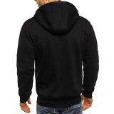 sweatshirt wholesale New Men's Zipper Cardigan Hoodie 2021 Spring Autumn Coat Sports and Leisure Sweater men jogger tops jacket