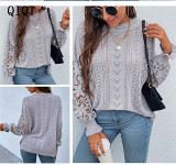 Hot Sale Clothes Women Sweater Kinted Top Tunic Tops Women Ladies Blouses
