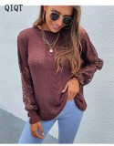 Hot Sale Clothes Women Sweater Kinted Top Tunic Tops Women Ladies Blouses