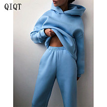Custom Logo Women Clothing Sweat Suits Women Tracksuit Outfits Joggers Pants Two Piece Pants Set Sweatpants And Hoodie Set