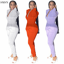 Lowest Price Autumn And Winter Solid Color Long Sleeve Jumpsuit Women Elegant One Piece Jumpsuits