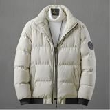 Hot Sale Solid Color Stand Collar Thick Men Puffer Jacket Plus Size Autumn Winter Men Down Jacket