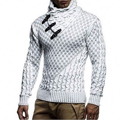 Latest Design Latest Design Men's Sweaters Knitted Jumper Fashion Slim Fit Sweater Men