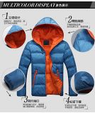 Hot Selling Solid Color Full Face Zip Men Puffer Jacket Autumn And Winter Coats Bubble Jackets Men