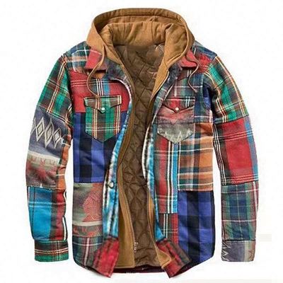 New Arrival 2021 Printed Hooded Men Jacket Autumn And Winter Plus Size Men's Jackets Coats