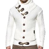 Good Quality High Collar Button Plus Size Men's Sweater 2021 Autumn And Winter Men's Cardigan Sweater Coat