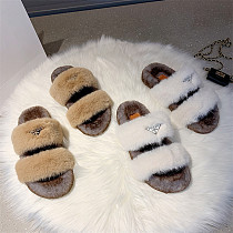 D12950 2021 new style autumn and winter outdoors comfort solid color cotton fashion home warm slippers