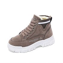 D12816 Korean edition student keep warm comfort antiskid martin boots winter shoes for women new styles