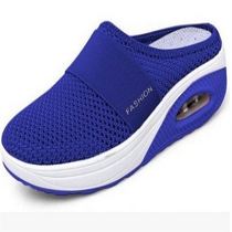 D12828 Fashionable new style splice thick soled slipper 2021 summer women casual breathable shoes