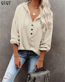 Newest Design Solid Color Casual Women Clothes Top Women Blouses Hoodie Women Clothing