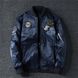 Best Design  Windproof Baseball Jacket On Both Sides Wear Trendy Jacket On Cotton-Padded Jacket
