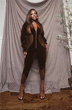 Fall Winter Jumpsuits Women Long Sleeve Bodysuits Patchwork One Piece Rompers Jumpsuits Woman Playsuits