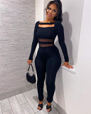 Wholesale New Clubwear Sexy Mesh Splice Women Jumpsuits 2021 Hollow Out Bodycon Rompers Long Sleeve Women Jumpsuit