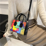 Fashion Color Women Hand Bags 2022 Simple Women Tote Bag Candy Color Ins Portable Ladies Shoulder Bags