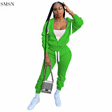 Wholesale Solid Color Hoodie Casual Joggers Pants Two Piece Pants Set Two Piece Pants Set Women Sets Two Piece