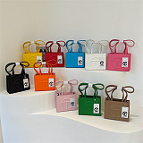 Simple handbag women large capacity one shoulder messenger tote bag