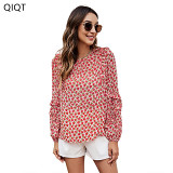 Hot Selling Womens Apparel Long Sleeve Clothes Women Top Blouse Women Top