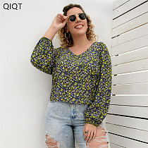 Good Quality Ladies Tops Blouse Clothes Women Plus Size Top Long Sleeve Blouse Women