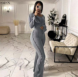 Casual Solid Color Long Sleeve 2 Piece Set Women 2 Piece Set Women Two Piece Set