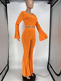 Casual Solid Color Long Sleeve 2 Piece Set Women 2 Piece Set Women Two Piece Set
