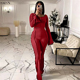 Casual Solid Color Long Sleeve 2 Piece Set Women 2 Piece Set Women Two Piece Set