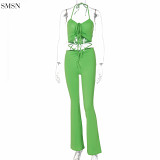 Casual 2021 Summer Sexy Two Piece Pants Set Two Piece Set Women Two Piece Set