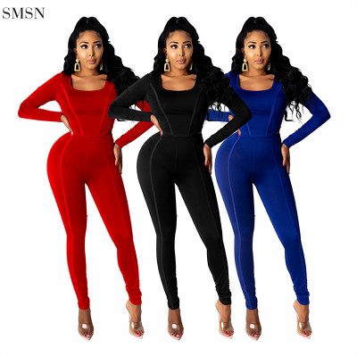 Casual Solid Color Long Sleeve 2 Piece Set Women Two Piece Pants Set Two Piece Set
