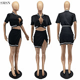 Casual Summer Two Piece Skirt Set Skirt Two Piece Set Women Sets Two Piece