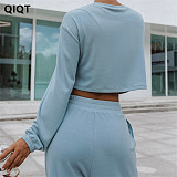 Wholesale High Quality Casual Two Piece Pants Set Winter Two Piece Sets Women Clothing