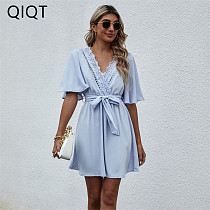 New Arrival Designer Clothing Women Chiffon Dresses Loose Casual Fashion Dress Women